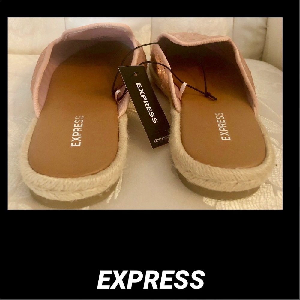 EXPRESS• PINK MERMAID SEQUIN SLIDE - Picture 6 of 6